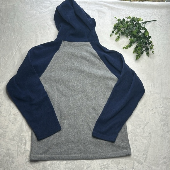 Disneyland Fleece Hoodie sweatshirt gray blue size small S 1955 Disney land - Picture 4 of 6